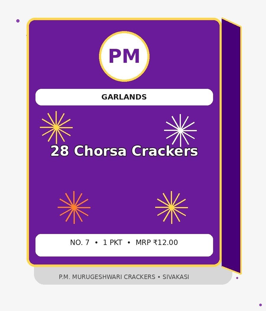 28 Chorsa Crackers