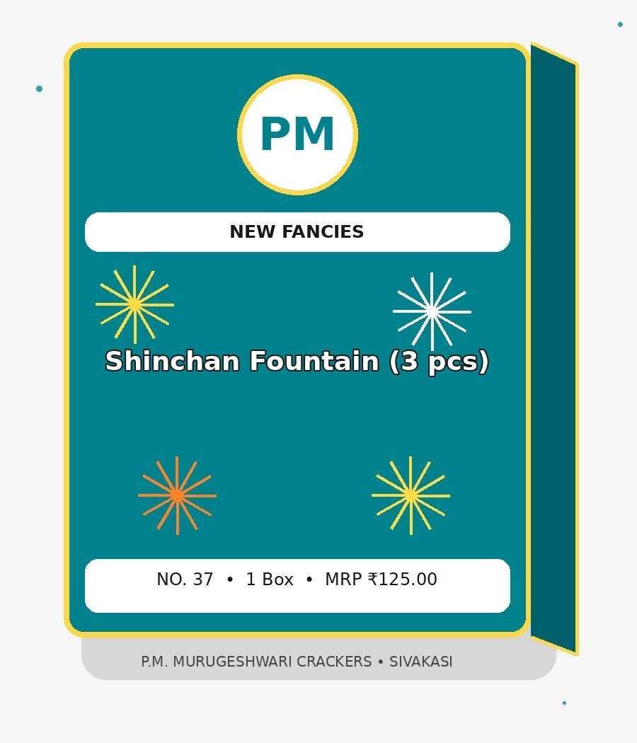 Shinchan Fountain (3 pcs)