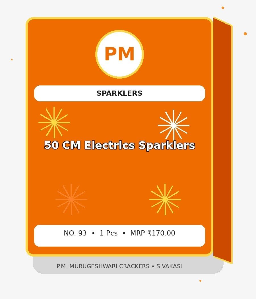50 CM Electrics Sparklers
