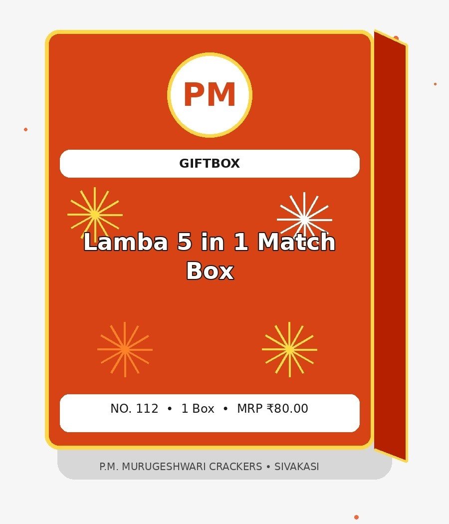 Lamba 5 in 1 Match Box